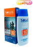 ژل ضد آفتاب هیدرو الکلی بی رنگ آردن سولاریس مناسب پوست جوشدار SPF +50